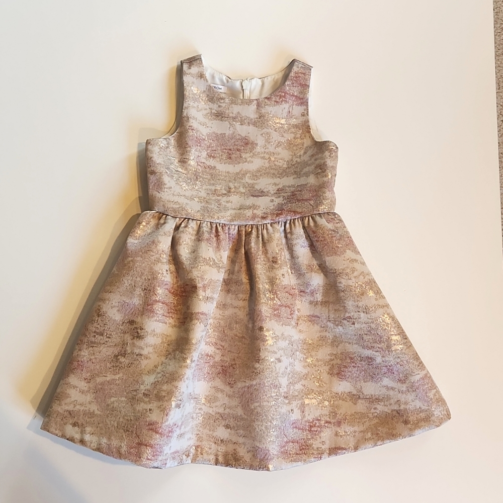 Metallic Rose Hue Girl's Dress size 4